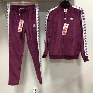 NWT KAPPA Sweater with Zip & Trouser M